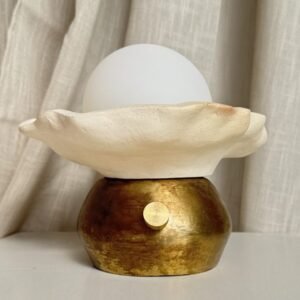 Lámpara Anémona, pieza de iluminación artesanal